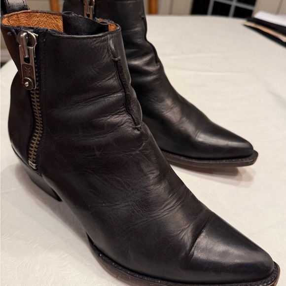 Black Frye Double zip booties - Picture 10 of 11